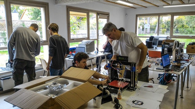 Le fablab moebius a barbizon, l'atelier