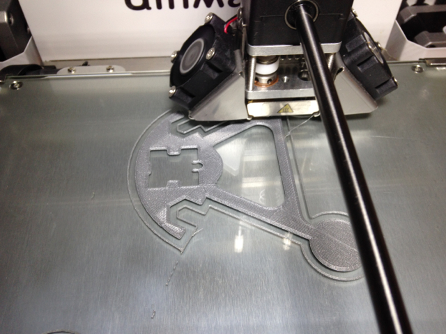 Kossel top in Ultimaker 2