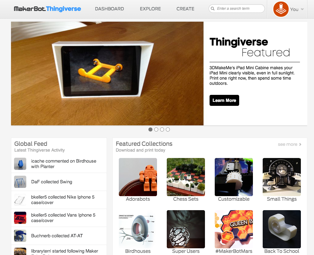 Design Naimeric villafruela en page d accueil de thingiverse.com