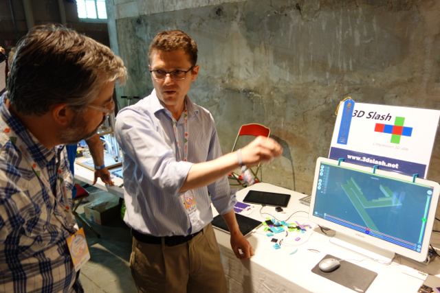 3DSlash de Sylvain Huet à la Maker Faire Paris 2014