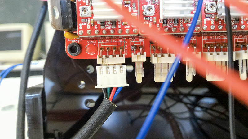Le fablab moebius a barbizon, branchements d'une prusa