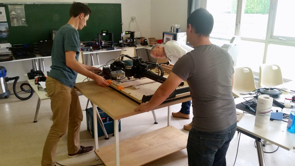 La nouvelle table de la cnc