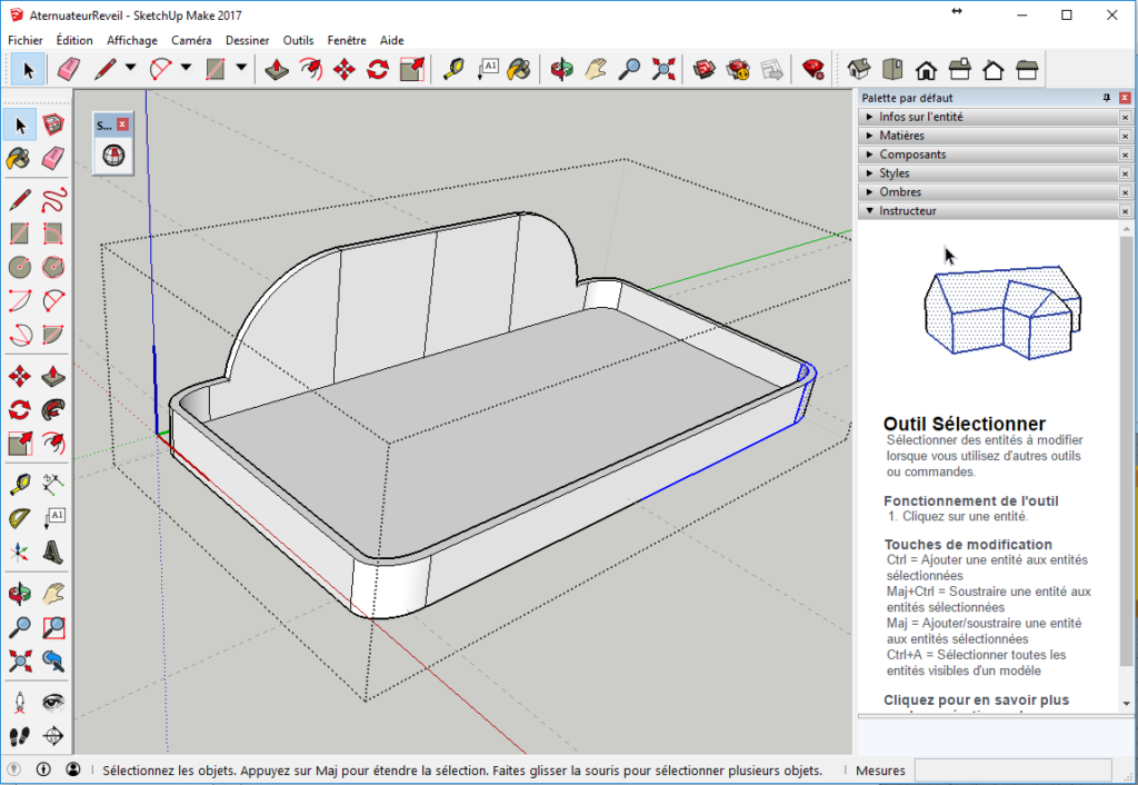modélisation sous sketchup